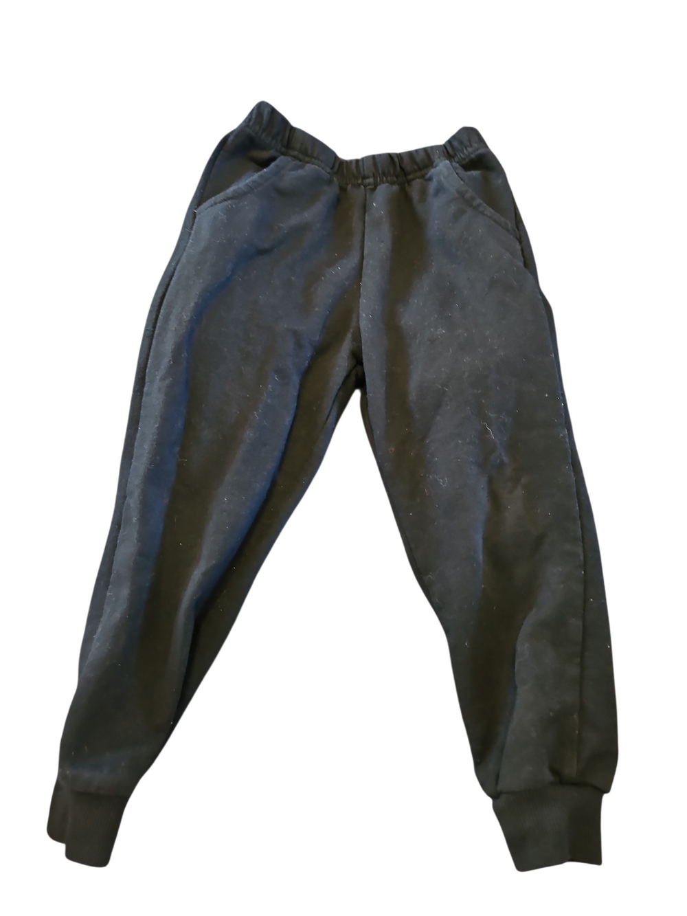 Kids Black Jogger Sweatpants - Cozy Everyday Playwear Size 3t